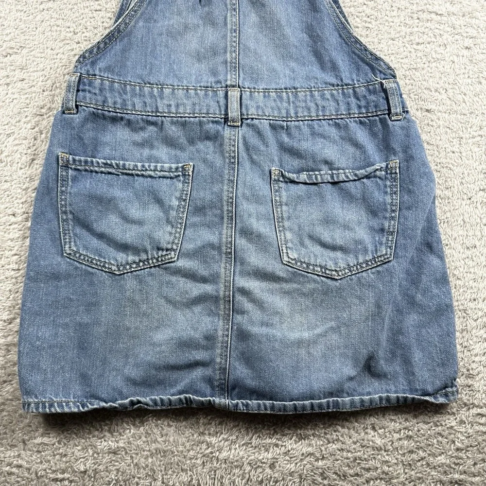Vintage Osh Kosh Denim Overalls Skirt Youth Girls Large Retro Cottagecore Jean